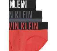 Calvin Klein Hip Brief 3Pk Color Black Turbulence Vermillion B, Size S 2QQ - Black Turbulence Vermillion B Small