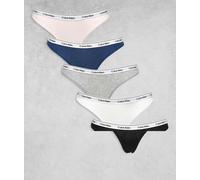 Calvin Klein Underwear String marino / grigio / rosa pastello / nero / bianco Donna Calvin Klein Underwear L