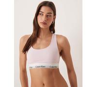 Calvin Klein - Icon Cotton Modal - Brassière sfoderata rosa chiaro in cotone e modal L
