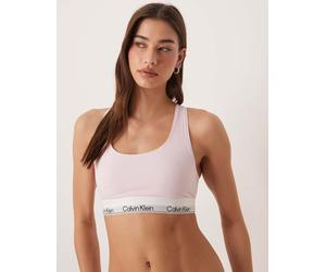 Calvin Klein - Icon Cotton Modal - Brassière sfoderata rosa chiaro in cotone e modal S
