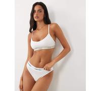 Calvin Klein - Icon Cotton Modal - Perizoma bianco in cotone e modal S