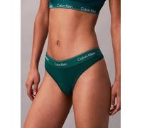 Calvin Klein - Icon Cotton Modal - Perizoma verde bosco in cotone e modal M
