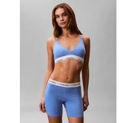 Calvin Klein - Icon Cotton Modal - Reggiseno premaman blu leggermente foderato in cotone e modal con logo M