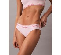 Calvin Klein - Icon Cotton Modal - Slip bikini rosa pallido in cotone e modal M
