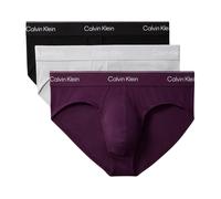 Calvin Klein - Icon Cotton Stretch 3-Pack Hip Brief - - Underwear - Uomo - Multicolore - L