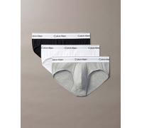 Calvin Klein - Icon - Cotton Stretch - Confezione da 3 slip bianchi, grigi e neri-Multicolore XXL