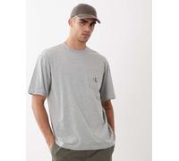 Calvin Klein - Icon Cotton Stretch - T-shirt da casa grigia-Grigio 48