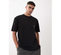 Calvin Klein - Icon Cotton Stretch - T-Shirt da casa nera in coordinato-Nero 48