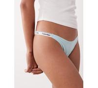 Calvin Klein - Icon Logo - Perizoma string ribassato blu M