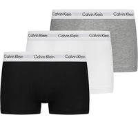 Calvin Klein Uomo Pantaloncini Boxer Vita Bassa Confezione da 3 Intimo, Multicolore (Black/White/Grey Heather), M