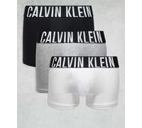 Calvin Klein - Intense Power - Confezione da 3 boxer aderenti neri, bianchi e grigi-Multicolore 50