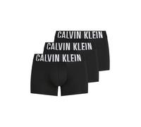Calvin Klein - Intense Power - Confezione da 3 boxer aderenti neri con fascia in vita verde e grigia-Nero 48