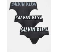 Calvin Klein - Intense Power - Confezione da 3 slip a vita bassa neri in cotone-Multicolore 50