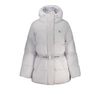 Calvin Klein, ,Jackets ,Donna ,Viola ,M Giacca con Cappuccio a Maniche Lunghe