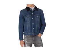 Calvin Klein, ,Jackets ,Uomo ,Blu ,S Giacche in Denim Sherpa per Uomo