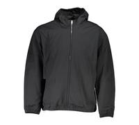 Calvin Klein, ,Jackets ,Uomo ,Nero ,S Giacca Sportiva con Cappuccio Nera Impermeabile Logo