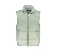 Calvin Klein, ,Jackets ,Uomo ,Verde ,S Giacca in Poliammide Verde con Zip e Tasche