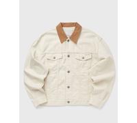 Calvin Klein Jeans 90S CK NATURAL W/ BROWN TRUCKER men Denim Jackets beige in taglia:M