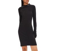 Calvin Klein Jeans Donna LOGO ELASTIC MILANO DRESS J20J225395, Black (CK Black), M