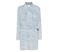 Calvin Klein Jeans - Azzurro Cotone Casual Midi Abito - - Dresses - Donna - Blu - S