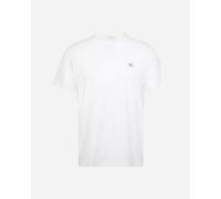 Calvin Klein Uomo T-Shirt Maniche Corte Badge Jersey Classic Tee in Cotone, Bianco (Bright White), XXL