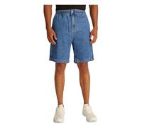 Calvin Klein Jeans - Bermuda Relaxed in Denim - - Shorts - Uomo - Blu - W28