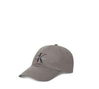 Calvin Klein Jeans Berretto da Baseball da Uomo MONOLOGO Ricamo LV04G5004G Cappello, Grigio (Grigio Granito), Taglia Unica, Grigio (Grigio Granito), Taglia Unica