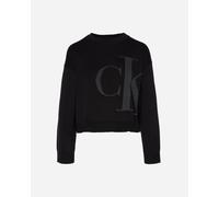 Calvin Klein Jeans Big Logo W - Maglione - Donna - Nero nd_S