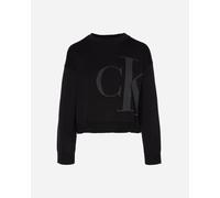 Calvin Klein Jeans Big Logo W - Maglione - Donna - Nero XS