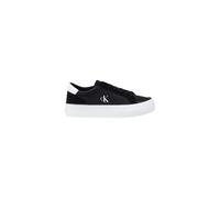 Calvin Klein Jeans Black And White Recycled Polyamide Platform Sneakers - EU39/US9