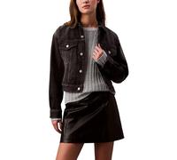 Calvin Klein Jeans Black Cotton Denim Jacket - IT38|XS