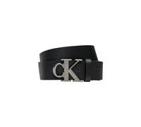 Calvin Klein Jeans Black Leather Regular Belt - 85 cm / 34 Inches