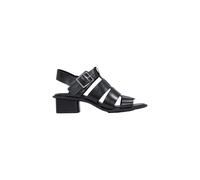 Calvin Klein Jeans Black Polyester Flat Sandals - EU38/US8