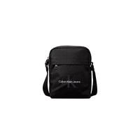 Calvin Klein Jeans Black Recycled Polyester Messenger Bag