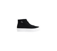 Calvin Klein Jeans Black Suede Leather Platform Sneakers - EU41/US11