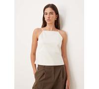 Calvin Klein Jeans - Canottiera color crema con monogramma-Bianco L