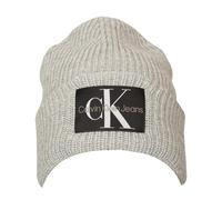 Calvin Klein Jeans Cappello Cuffia CK Berretto con Risvolto Foderato Misto Lana con Logo Articolo ZM0ZM02442