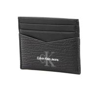 Calvin Klein Jeans Cartella Mono Texture 6cc,Uomo, Black, One Size