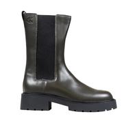 Calvin Klein Jeans - Stivaletti alla Caviglia in Pelle con Design Dettagliato - - Shoes - Donna - Grigio - 38 EU