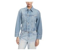 Calvin Klein Jeans - Cinched Trucker Jacket - - Jackets - Donna - Blu - M
