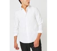 Calvin Klein Jeans - Ck Chest Logo Slim Stretch Shirt Bianco - Abbigliamento XXL Bianco