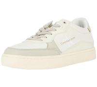 Calvin Klein Jeans Scarpe Da Ginnastica In Pelle Beige Uomo