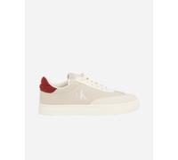 Calvin Klein Uomo Sneakers con Suola Preformata Classic Mix Profilo Basso, Multicolore (Eggshell/Red Ochre), 46