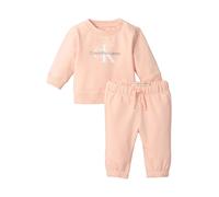 Calvin Klein Jeans completo in felpa neonata rosa 74cm