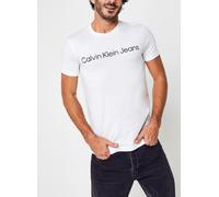 T-shirt Calvin Klein Jeans Logo Color manica corta bianco nero - XXL