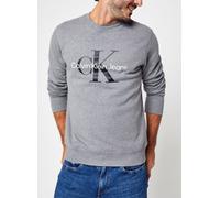 Felpa Calvin Klein Jeans Big Monogram grigio - XXL