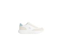 Calvin Klein Jeans Cream Leather Athletic Sneakers - EU36/US6