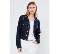 Calvin Klein Donna Giacca in Jeans 90’S Denim Jacket Cropped Fit, Blu (Denim Rinse), XS