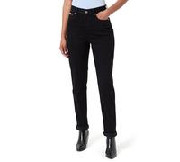 Calvin Klein Jeans da Donna New Mom Jean Soft Black LV047D843G, Nero (Nero Morbido), LG30, Nero (Nero Morbido), 30 W/34 L