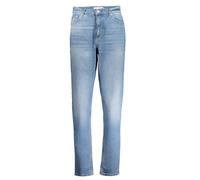 Calvin Klein - Jeans Mom Denim Blu Lavato Ricamato - - Jeans - Donna - Blu - W28 L32